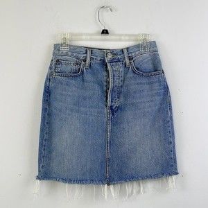 Re/Done 80’s denim pencil skirt size 27